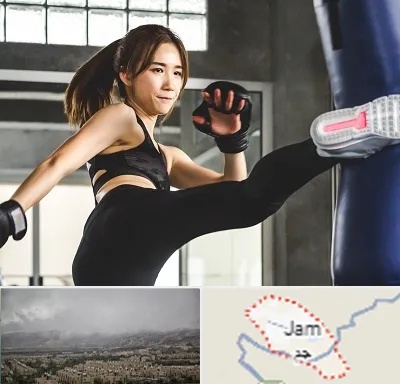 باشگاه کیک بوکسینگ بانوان در جم