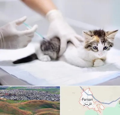 واکسیناسیون حیوانات در فارسان