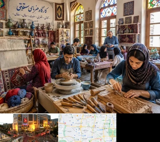 آموزشگاه صنایع دستی در جنت آباد تهران