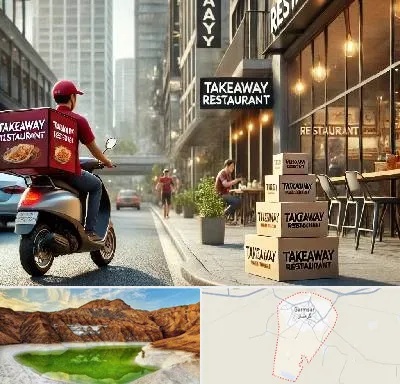 رستوران بیرون بر در گرمسار