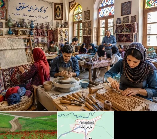 آموزشگاه صنایع دستی در پارس آباد