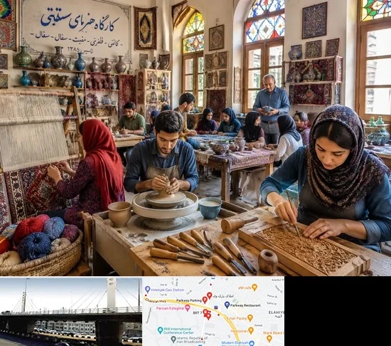 آموزشگاه صنایع دستی در پارک وی