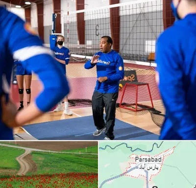 مربی والیبال در پارس آباد