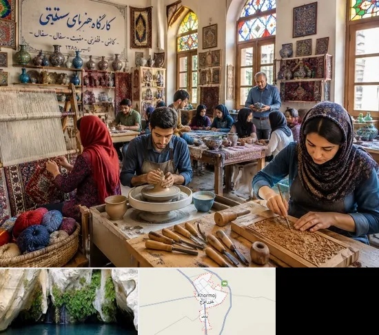 آموزشگاه صنایع دستی در خورموج