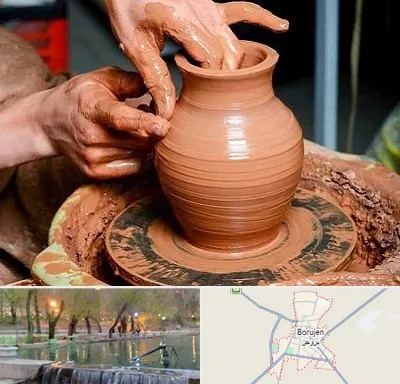 آموزشگاه سفالگری در بروجن