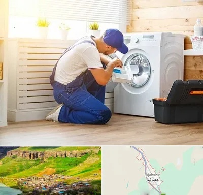 نصاب ماشین لباسشویی در عجب شیر