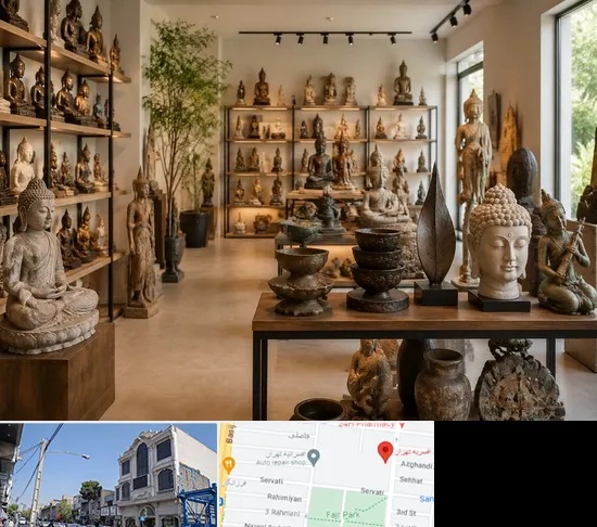 مجسمه فروشی در افسریه