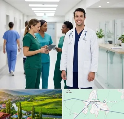 روپوش و اسکراب پزشکی در لشت نشا