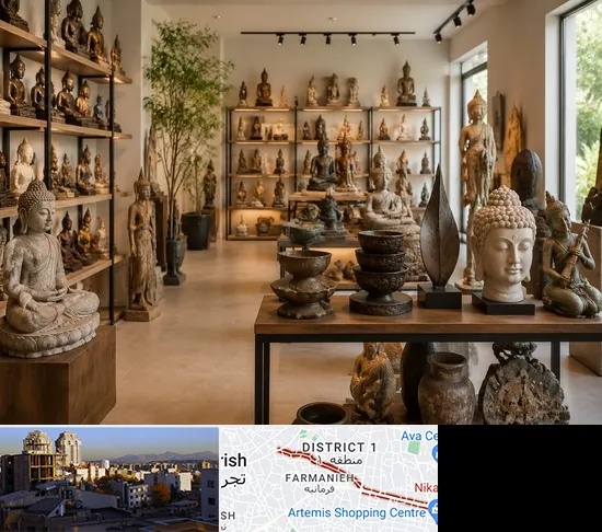 مجسمه فروشی در فرمانیه