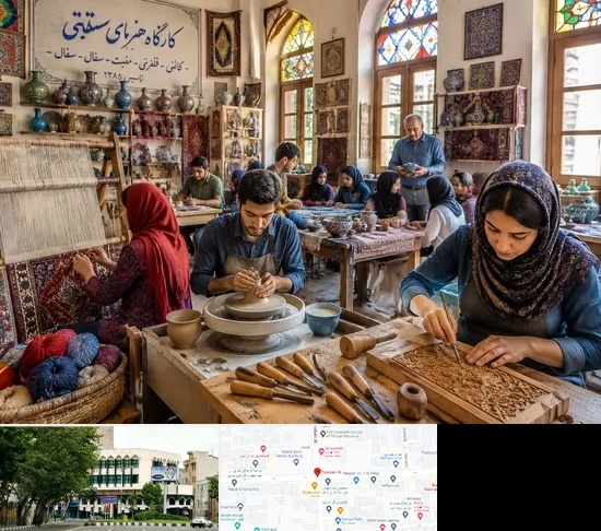 آموزشگاه صنایع دستی در طالقانی