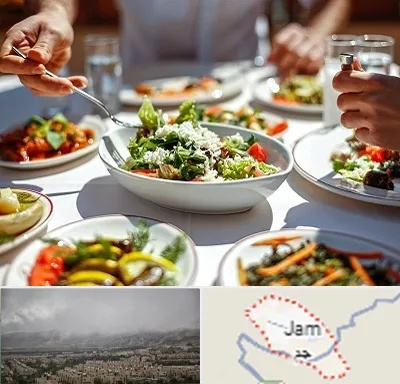 رستوران رژیمی در جم