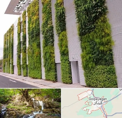 دیوار سبز در گلپایگان