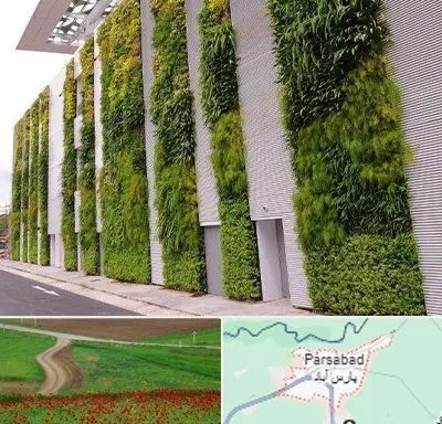 دیوار سبز در پارس آباد
