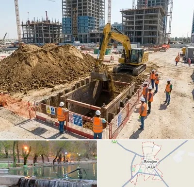 خاکبرداری و گودبرداری در بروجن