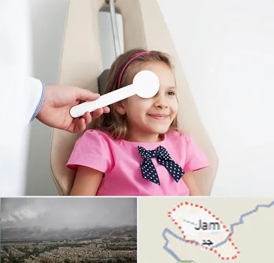 دکتر تنبلی چشم در جم