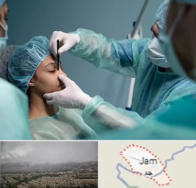 عمل بینی ارزان در جم