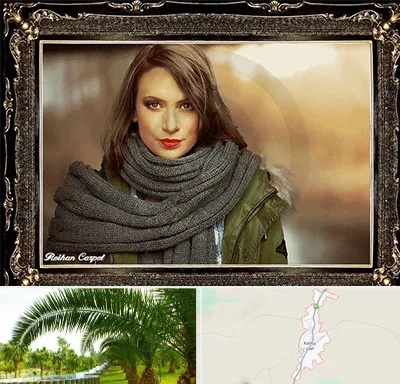 تابلو فرش چهره در کهنوج