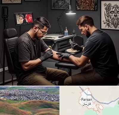تاتو کار در فارسان