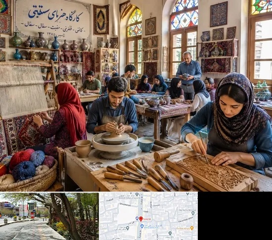 آموزشگاه صنایع دستی در خیابان توحید اصفهان