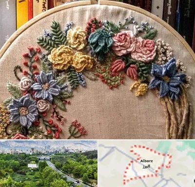 کلاس گلدوزی برزیلی در البرز