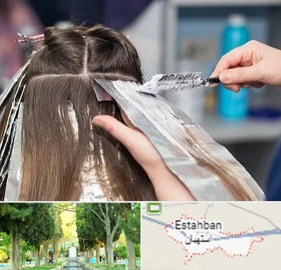 آرایشگاه رنگ مو در استهبان