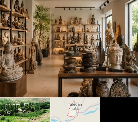 مجسمه فروشی در طالقان