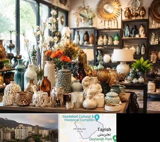 عمده فروشی وسایل دکوری و تزیینی در زعفرانیه