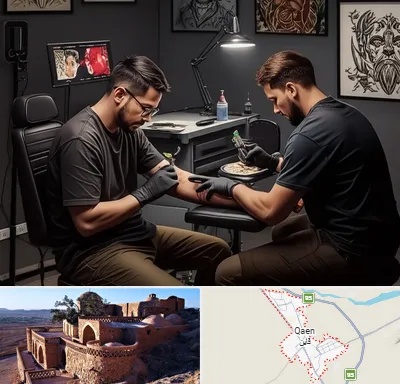تاتو کار در قائن