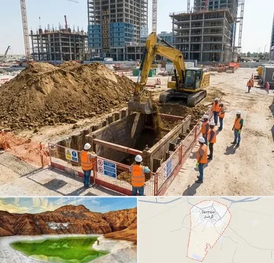 خاکبرداری و گودبرداری در گرمسار