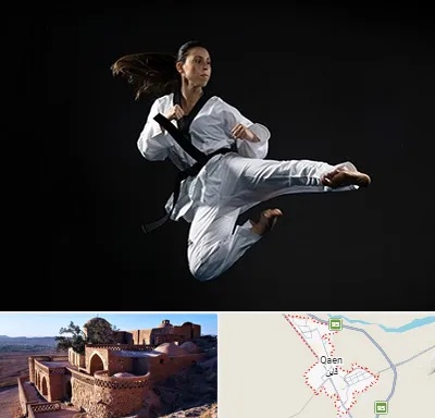 مربی رزمی خانم در قائن