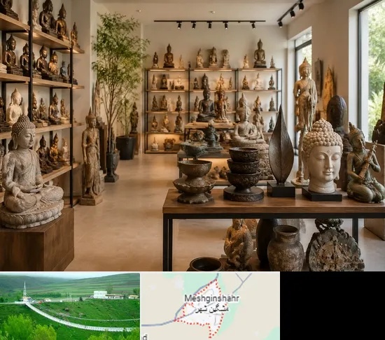 مجسمه فروشی در مشگین شهر