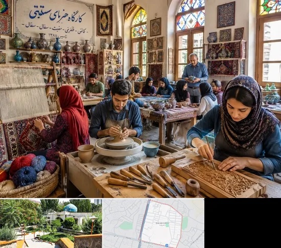 آموزشگاه صنایع دستی در باغمیشه تبریز