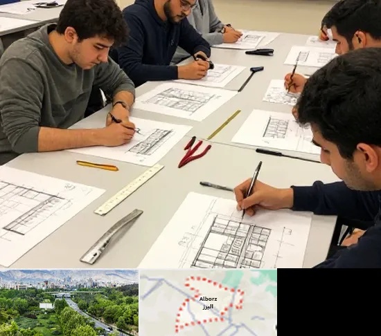 کلاس آمادگی آزمون طراحی معماری در البرز