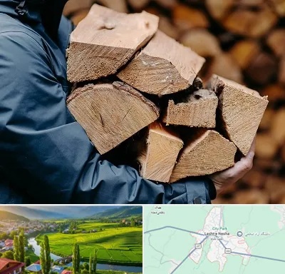 متریال چوبی در لشت نشا