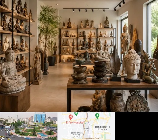 مجسمه فروشی در ونک