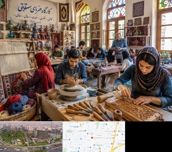 آموزشگاه صنایع دستی در آیت الله کاشانی