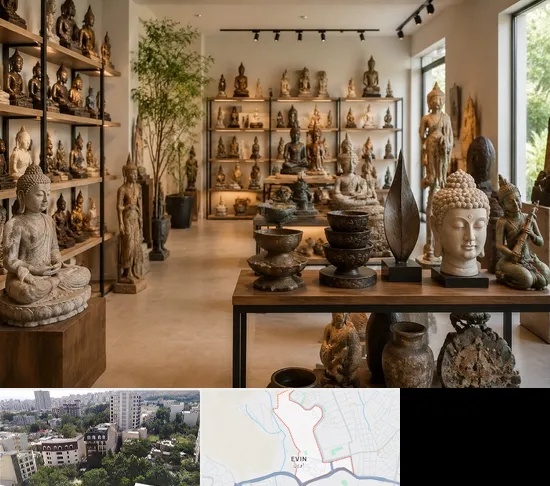 مجسمه فروشی در اوین