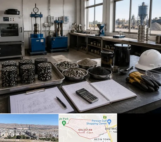 آموزش کارشناس فنی، تولید و اجرای آسفالت در شهرک گلستان شیراز
