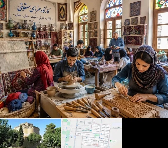 آموزشگاه صنایع دستی در مرداویج اصفهان
