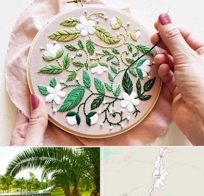 کلاس گلدوزی در کهنوج