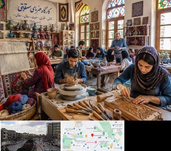 آموزشگاه صنایع دستی در بلوار فردوسی مشهد