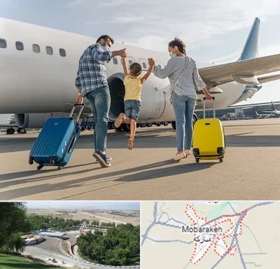 آژانس هواپیمایی در مبارکه