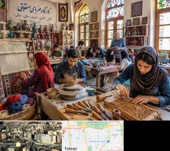 آموزشگاه صنایع دستی در مرزداران