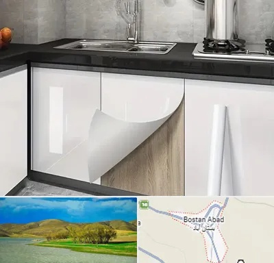 نصب برچسب کابینت در بستان آباد