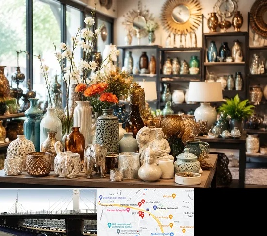 عمده فروشی وسایل دکوری و تزیینی در پارک وی