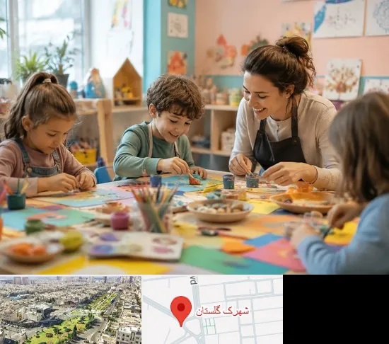 کارگاه خلاقیت در شهرک گلستان