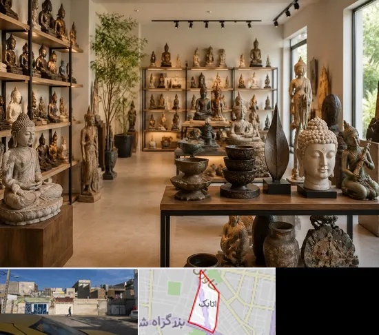 مجسمه فروشی در اتابک