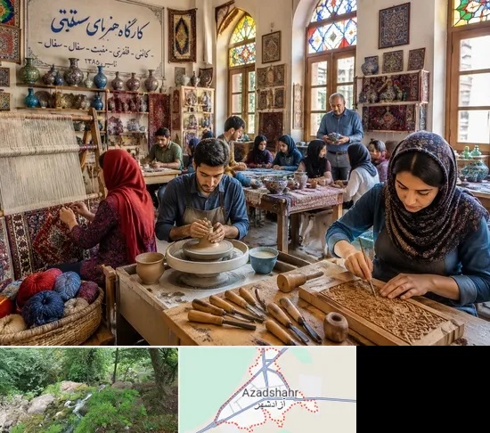 آموزشگاه صنایع دستی در آزادشهر