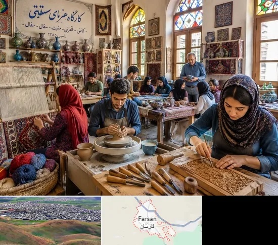 آموزشگاه صنایع دستی در فارسان
