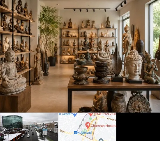 مجسمه فروشی در اقدسیه